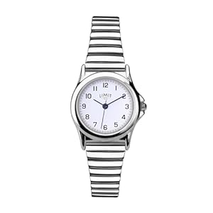 Limit Women’s Silver Quartz Watch with White Dial Analogue Display and Silver Stainless Steel Bracelet