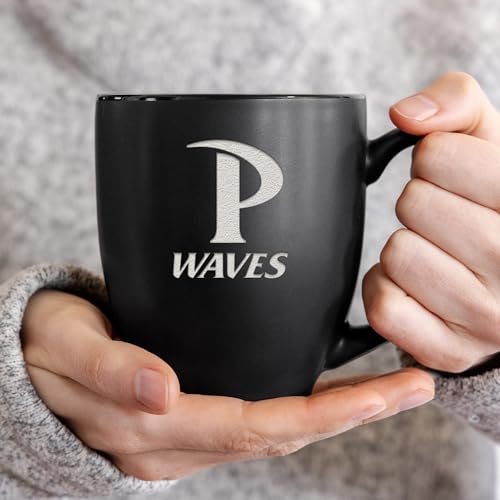 Mug Pepperdine Waves pour café chaud au bureau grand format céramique