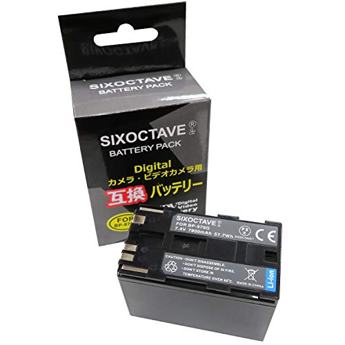 Amazon | SIXOCTAVE BP-970G/BP-975 互換バッテリー [ 純正品と同じ