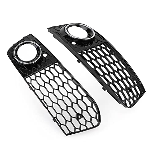 Rejilla luz antiniebla para Audi A4 B8 2009-2012 con elegante diseño de malla de panal tipo RS4
