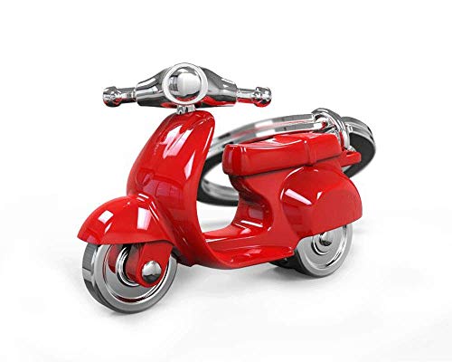 Porte-clé scooter rouge DKring idéal pour retrouver ses clés de moto