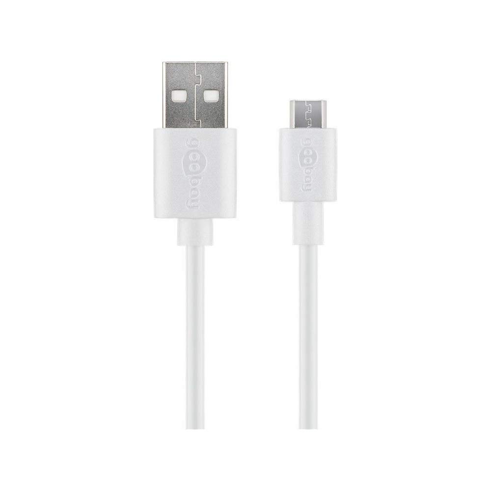 goobay DAT Micro-USB Data Cable 1.0 m White