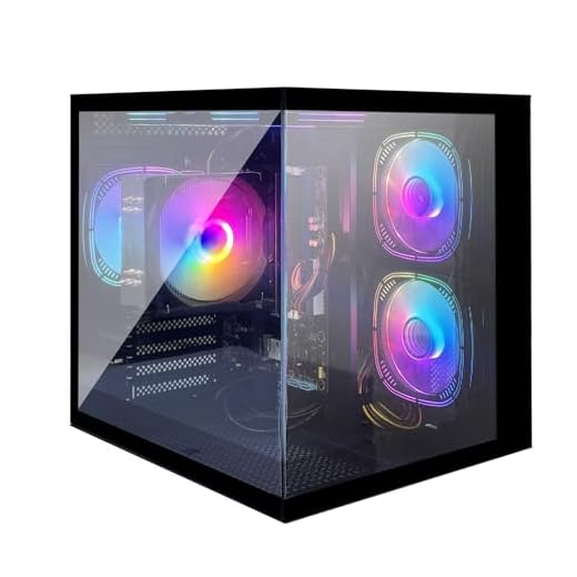 suevery Gaming PC Ryzen 5 3500U (4 Kerne 8 Threads, bis 3.7GHz) Desktop Computer Tower 16GB RAM | 512GB NVMe SSD | WLAN | Win 11 | Prebuilt Gamer PC