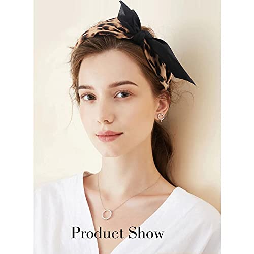 Jaciya 6 Pieces Knotted Bow Headbands For Women Fashion Wide Headband With Bow Bunny Ears Headband Vintage Hair Bands Girls Hair Accessories Diademas Cintillos Para Mujer #TOP3