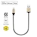 iPhone Charger, MFI Apple Certified Cambond 1ft Element Series 8 pin USB Sync Lightning Cable iPhone 8/7 / 7 Plus / 6s / 6s Plus / 6/6 Plus / 5s / 5c / 5 Charger Cord (Metal Gold / 0.3 M)