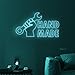 Vital Neon Handmade Neon Sign - Handmade LED Light - Wrench Hold Hand Wall Art - Garage & Studio Wall Decor - Workshop Neon Light - Mechanic Tools Neon Art