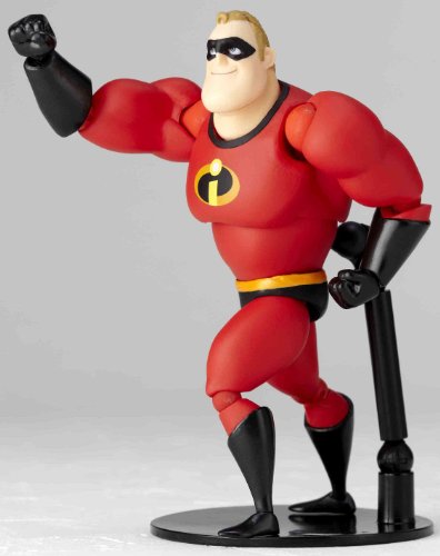 The Incredibles Revoltech Pixar Figure Collection No.004 Mr. Incredible Kaiyodo [Japan] #TOP2