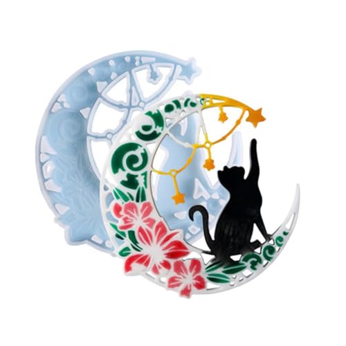 Crafts Making Mould Moon Shaped Silicone Material DIY Hand-Making Supplies