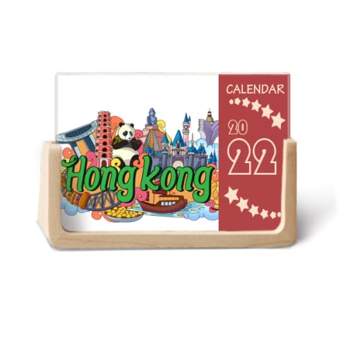 Calendrier Panda Hong Kong Graffiti 2022 pour décorer votre bureau