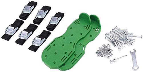 LNDDP 1 Pair Lawn Aerator Shoes Sandals Grass Spikes Nail Cultivator Yard Garden Tool - Black, Home Useful Tools