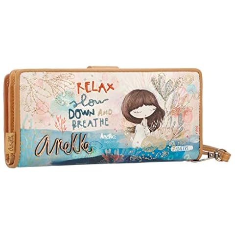 Anekke 34709-901 Mediterranean Large Wallet - Synthetic, multicoloured, One size Cover
