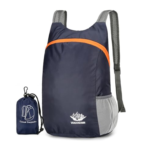 Taiyyi Sac à dos ultraléger pliable, résistant à l'eau, pour randonnée, camping, vélo, voyage - 20 L (A,B,C,D,E,F,G), a, S