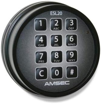 Amsec 0615786 ESL20XL Standard Bolt Electronic Safe Lock