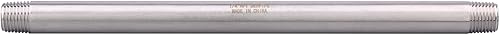 Miniatura 38 de 1/2" X 1/2" NPT Macho NPT Acero Inoxidable 304 Acoplamiento De Tubo De Acoplamiento De Acoplamiento De Tubo De Montaje 4" Longitud