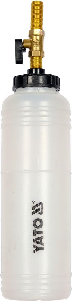 Brake fluid reservoir bottle with valve