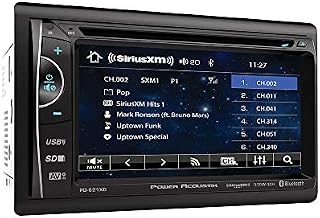 POWER ACOUSTIK PH-620SXMB 6.2" Touchscreen AM/FM/DVD/USB/BT with SXV300V1 Tuner
