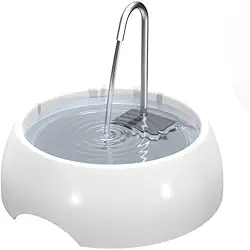 Fonte Automática para Cães e Gatos 1,2L – Com Filtro de Carvão Ativado, Torneira Inox e Bomba Silenciosa com Ajuste de Fluxo, Água Sempre Fresca (AZUL 1200 ML)