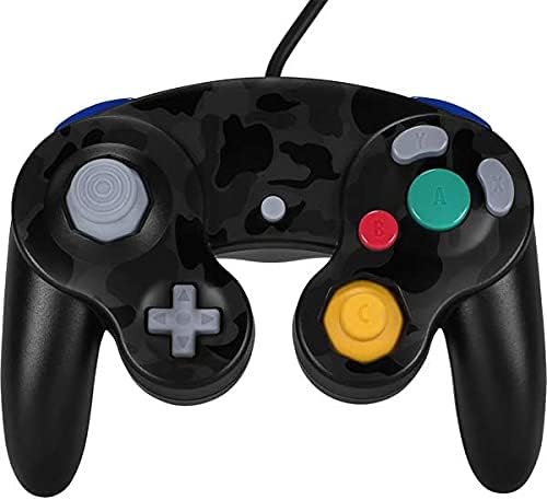 Skinit Decal Gaming Skin Compatible with Nintendo Gamecube Controller - Originally Designed Shark Teeth Grey Street Camo Design