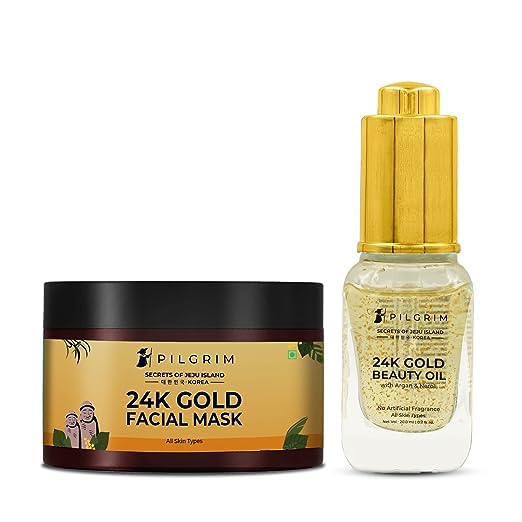 Kit facial de oro de 24 quilates  Acabado de piel de vidrio húmedo  Kit facial para aspecto radiante  Paquete de máscara facial de oro de 24 disponible en Yaxa Peru