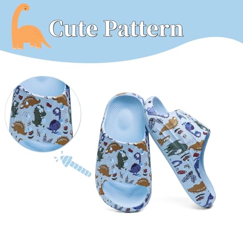 DAYUMKOU Toddler Boy Sandals Girls Footwear Cute Open Toe Beach Slides Indoor Outdoor Kids Slippers Lightweight Pool Shoes2
