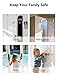 TECKNET Door Alarms for Kids Safety, Door Alarms When Opened, Window Alarm with Smart Voice Alert, 4-Level Adjustable Volume, Refrigerator Sensor Pool Alarm for Home Security、Fridge、Garage and Window