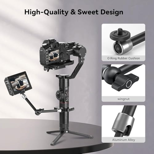 Image of PHOTOMAX 11 inch Magic Articulating Adjustable Arm for DSLR Camera, LCD Monitor, LED Lights, Flash Light, Microphone (11 inch Articulating Arm)