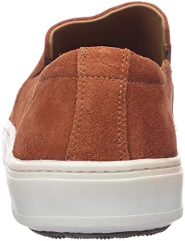 Brothers United Men's Mens Genuine Leather Luxury Slip On Venetian Sneaker,Orange Suede ,7 M US | Image 2
