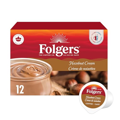 Image of Folgers Hazelnut Cream K-Cup Coffee Pods 12 Count