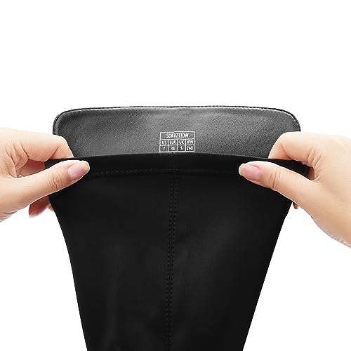 DREAM PAIRS Women's Knee High Boots, Comfortable Platform Round Toe Stretch Boots for Women3