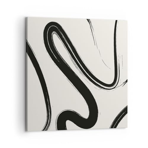 Deco cadre decoration salon moderne | Tableau abstrait et art wall cuisine chambre 50x50cm
