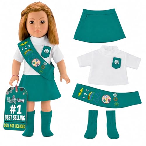 Emily Rose 18 Inch Doll Clothes Jr Junior Girl Scout 18