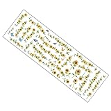 ULDIGI 1セット向日葵 壁面デコレーション ステッカー フラワー ウォール