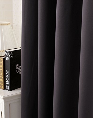 Rideaux thermique isolant thermique et phonique anthracite occultant 135x175 - 7