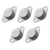 Bridgold 5pcs 2N3771 High Power NPN Silicon Power Transistors 40V 30A,to-3.