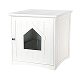 Trixie 40290 Katzenhaus für Katzentoilette, 49 × 51 × 51 cm, weiß