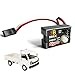 Jeukwud Mini Gyro Module for RC Cars Drift Drive, Automatic Stability Control Gyro Sensitivity R484 Mini RC Car Gyro Stabilizer 4-6V Analog SMM System for WPL D12