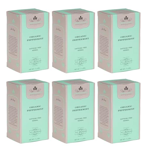Harney and Sons Premium Tea Bags, Organic Peppermint, 20 Count (P...