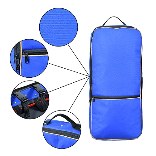 Bolsa de transporte SIE de cabezada acolchada con apertura frontal azul 2