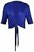 Produktbild Purple Hanger - Neue Damen 3/4 Lange Ärmel Einfarbige Kurze Bolero Strickjacke Plus Größe - Königsblau, 52-54