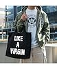Hippowarehouse Like a Virgin Tote Shopping Gym Beach Bag 42cm x38cm, 10 litres #2