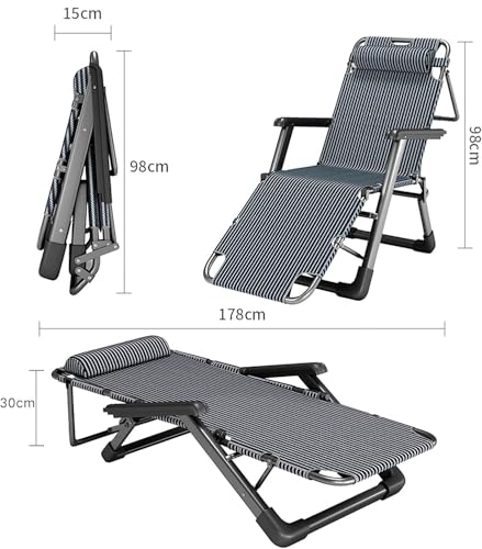 Chaise longue zero gravity pliante pour votre relaxation en terrasse