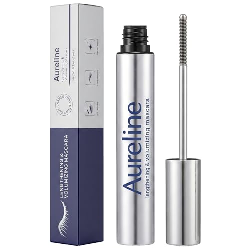 Aureline mascara for older women 60 plus, Metal Wand Tubing Mascara for Older Women - Smudge-Proof &...