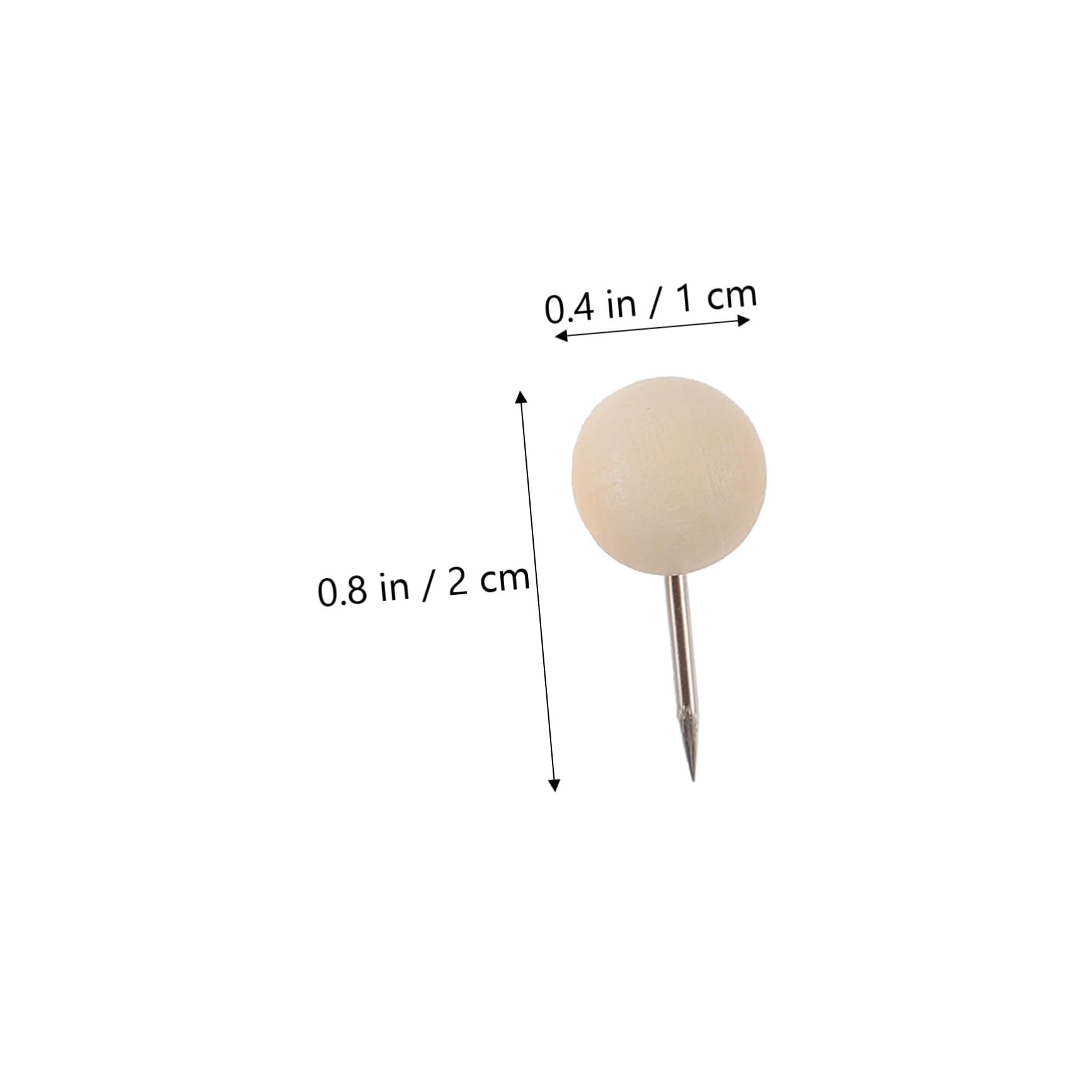 SOLUSTRE Punaises Bois pour Tableau Affichage Lot de Épingles Décoratives Styles pour Photos Et Cartes Accessoire Pratique Et Esthétique pour Bureau Et École