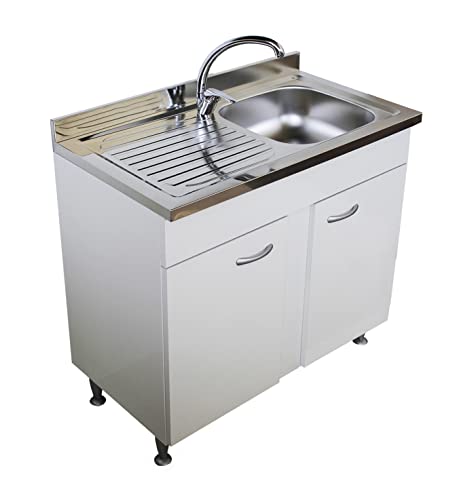 Arredobagnoecucine Mobile sottolavello bianco, 2