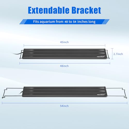 AQUANEAT LED Aquarium Light Full Spectrum for 48 Inch to 54 Inch Fish Tank Light Fresh Water