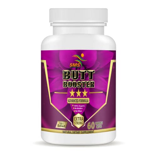 Butt Booster by SMS - Pueraria mirifica Butt Pills - Natural Booty Pills - Supports Reduced Cellulite - Promotes Firming Butt Pills for Women