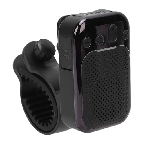 Plyisty Tragbarer Bluetooth-Lautsprecher, IPX7 Wasserdicht, Tragbarer Kabelloser Lautsprecher, FM-Radio mit Fahrradlenkerhalterung und Magnetklemme für Radfahren, Reisen Im Freien