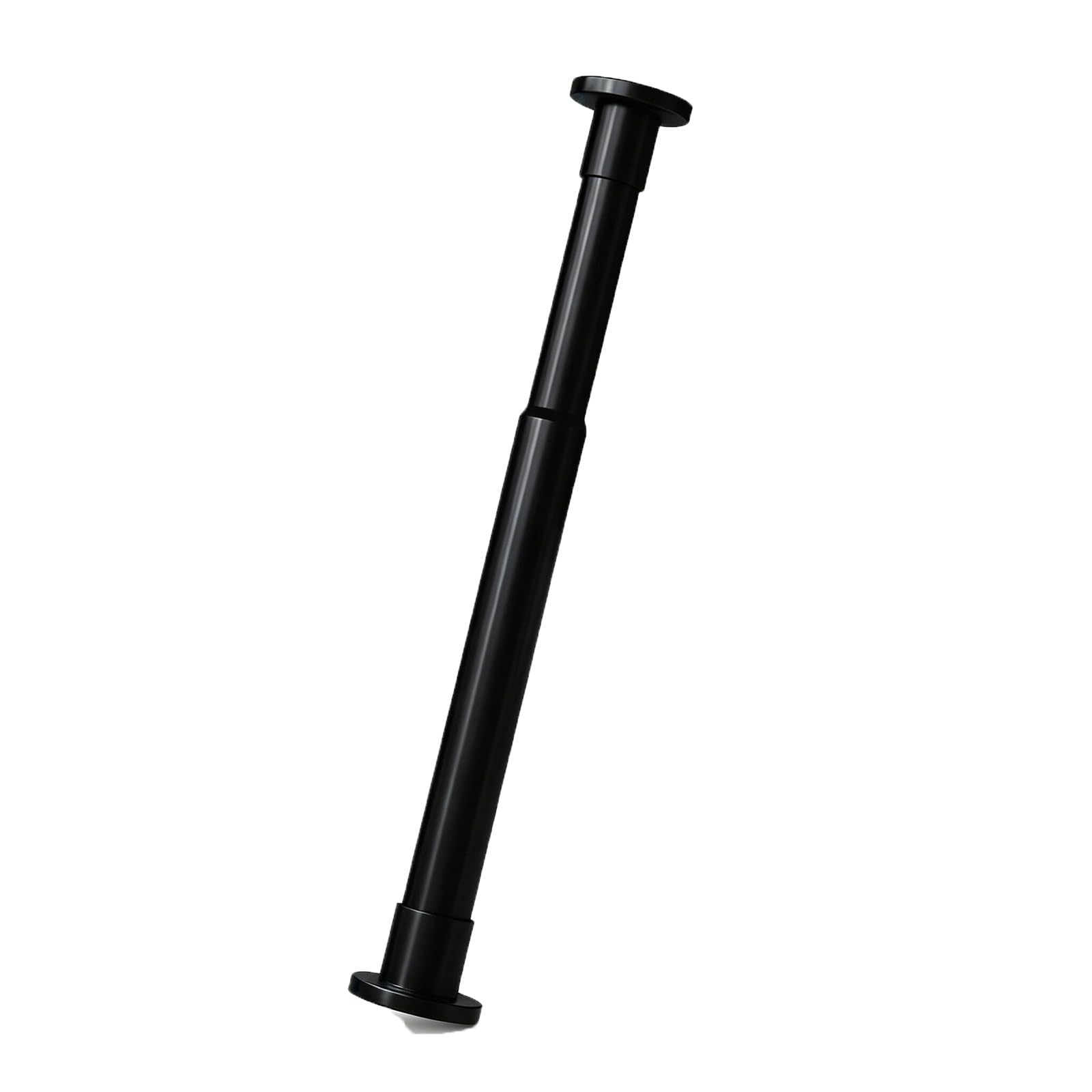 Nonslip Shower Curtain Rod, 14-86 in Tension Curtain Rod, No Drilling Stainless Steel, Heavy Duty for Bathroom Kitchen Closet(Black,50-80cm/20-31in)