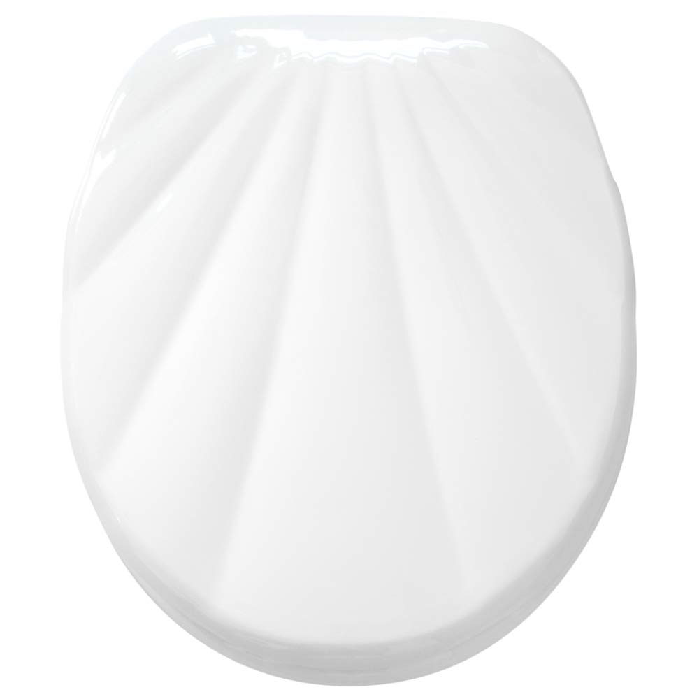 Sanilo Soft Close Toilet Seat, Wide Choice of New Toilet Seats, Stable Hinges, Easy to Mount (White Shell)