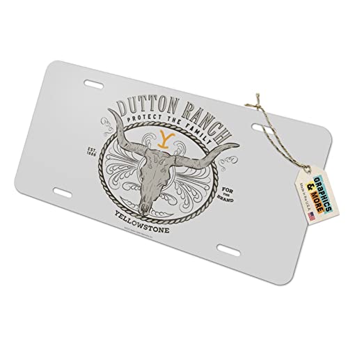 GRAPHICS & MORE Yellowstone TV Show Badge Novelty Metal Vanity Tag License Plate